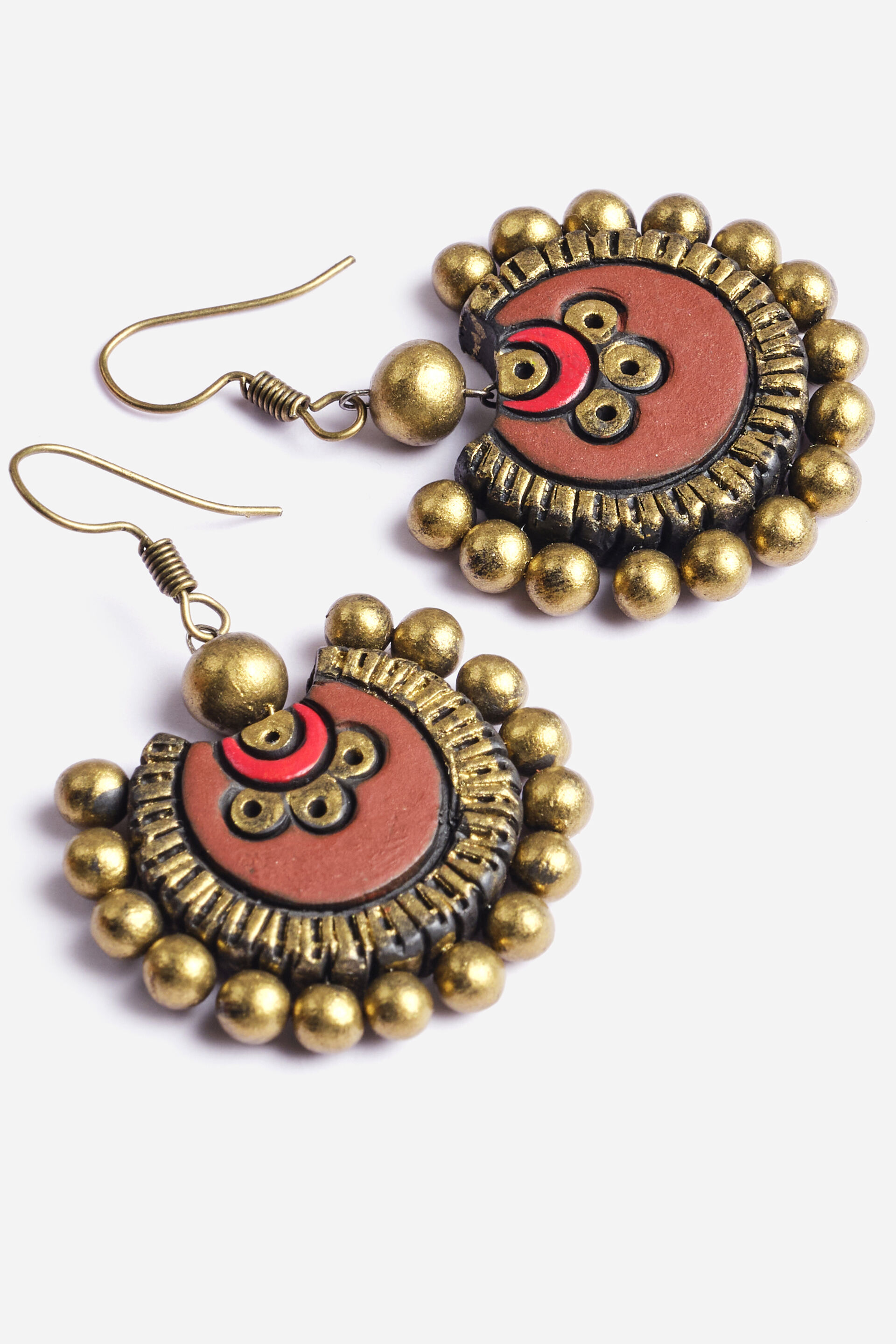 Multi-Coloured Clay Earrings, , image 3